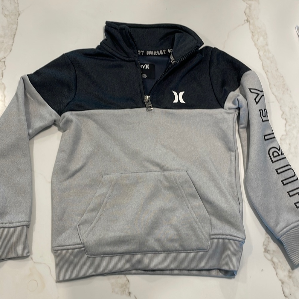 Boys Hurley half zip jacket